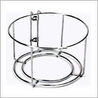 Ss Bin Holder - Stainless Steel, Compact Design For Secure Dustbin Placement | Durable, Easy To Clean, Eco-friendly, Easy Wall Mounting