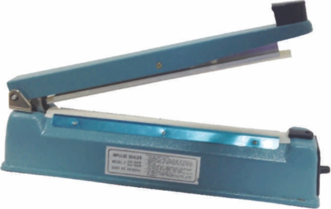 Sealing Machine Metal - 8 Inch 110V 6 mm Sealing Width | Compact Design Durable Metal Adjustable Temperature Easy & Fast Sealing