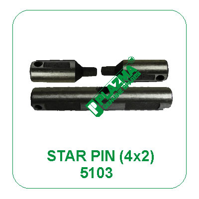 Star Gear Pin 5103 4x2 Green Tractors - Steel 4x2 mm, Durable Reliable Precise Fit