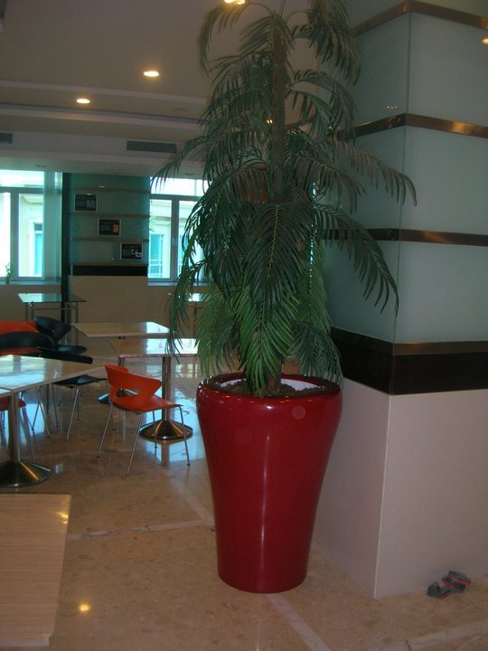 Solid Surface Planters