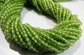 Peridot Rondelle Faceted 3 to 3.5mm beads