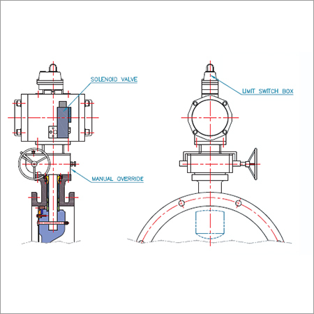 Electric Actuator Gear Box Operator