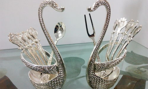 German Silver Spoon Set