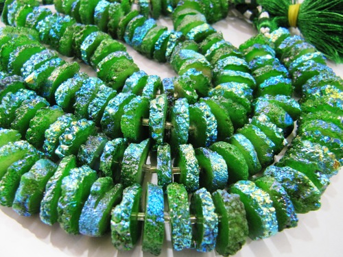 Green Solar Quartz beads