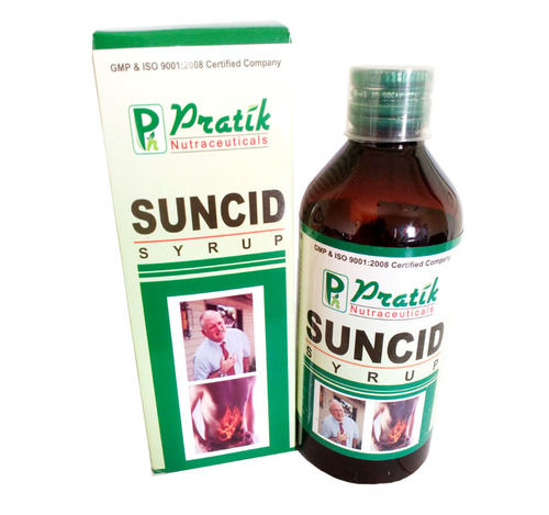 Suncid Syrup (Herbal Medicine In Acid Peptic) Age Group: Suitable For All Ages