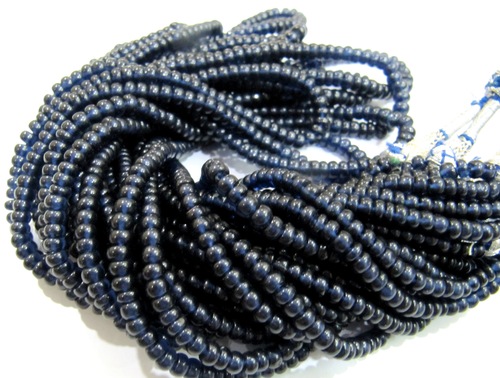 Blue Sapphire Smooth beads