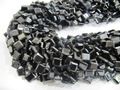 Black Spinel Oval faceted beads