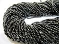 Natural Black Pearl 4mm Round Shape Exotic Color Strand 15 -16 inches