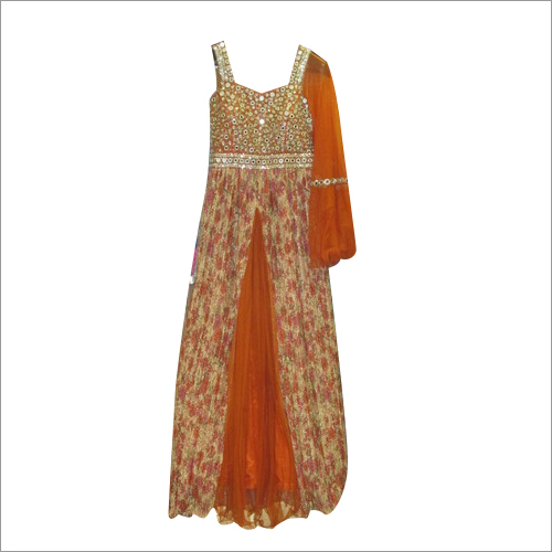 Designer Gown With Handcape