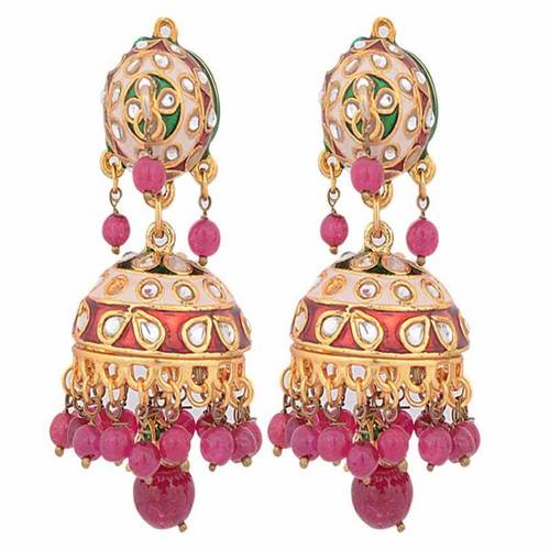 REAL GEMSTONE JHUMKA