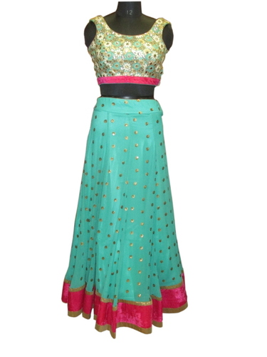 Designer lehenga With Short Choli