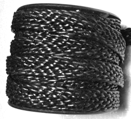 Flat Back Braided Leather Cord