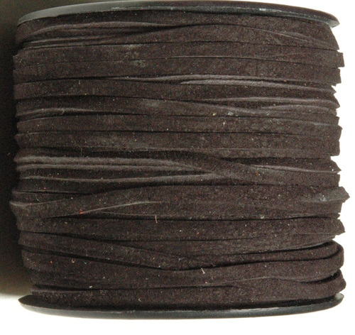 Flat Real Suede Leather Cord