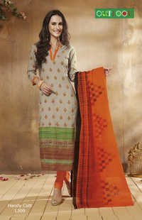 Embriodered Banarasi Dress Material