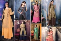 Pink Indian Ethmic Wear Kurtis