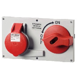 Panel Mounted Receptacle ( Switched & Interlocked)