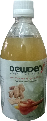 ALOE VERA JUICE WITH GINGER AND HONEY