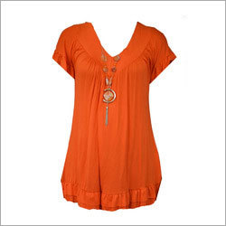 Orange Ladies Tops