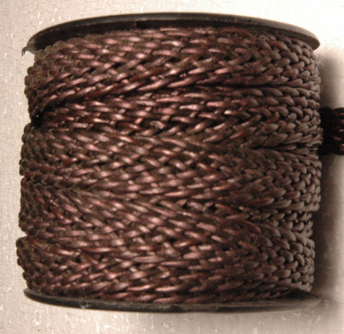 Oval Braided Leather Cords
