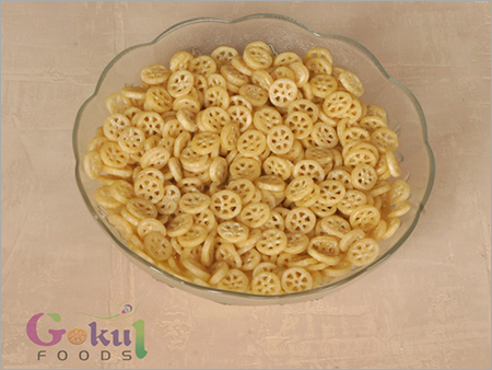 Rich In Tasty Button Shaped Fryums