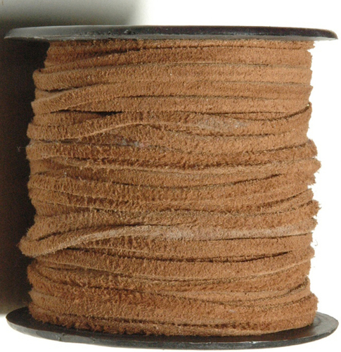 Flat Real Suede Leather Cord