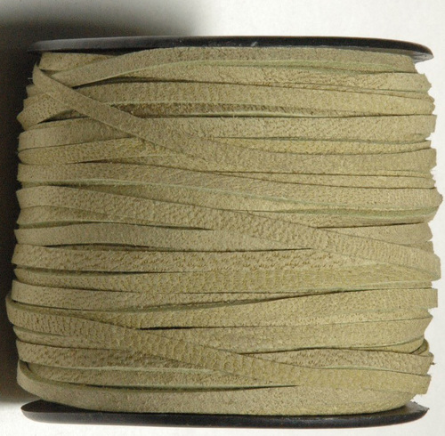 Flat Real Suede Leather Cord