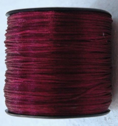 Naylone Cord - Naylon 1-3mm Burgundy, 100m Spool | Stylish Design, Moisture Proof, Durable, Versatile Use