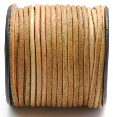 Round leather cord