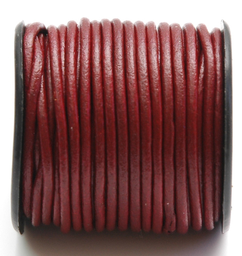 Round leather cord
