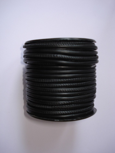 Stitch Nappa Leather Cords - Nappa Leather 3-5 mm Black, 10-100 Meters | Durable, Lightweight, Moisture Resistant, Elegant Design