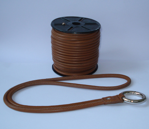 Stitch Nappa Leather Cords - Nappa Leather, Varied Diameter, Brown | Durable, Moisture-Resistant, Abrasion-Resistant, Versatile