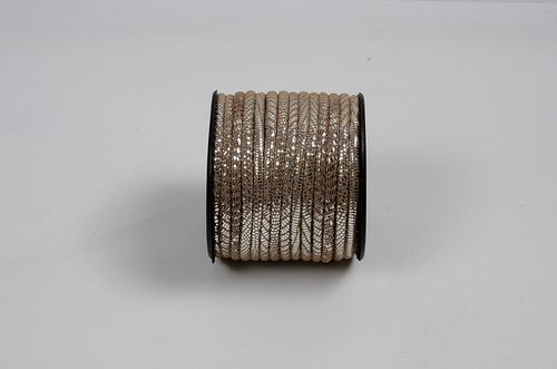 Suede Leather Cords - Suede Leather, 2-4mm Diameter, Beige | Durable, Soft, Versatile, Elegant, Strong