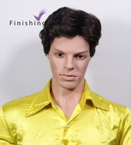 Mena s Natural Short Wavy Human Hair Full Lace Wig