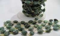 Natural Emerald Beaded Jewelry Chain