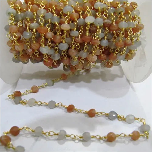 Multi Moonstone Gemstones Chain