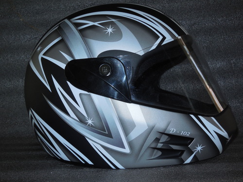 Matt Finish Graphics Helmet