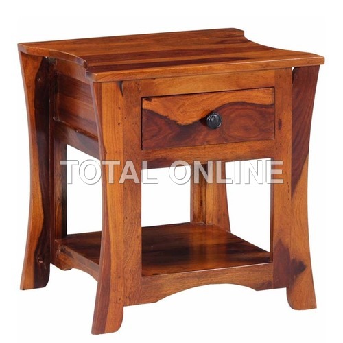 Attractive Wooden Bedside Table
