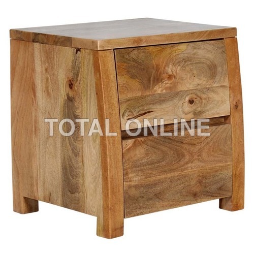 Charming Wooden Bedside Table