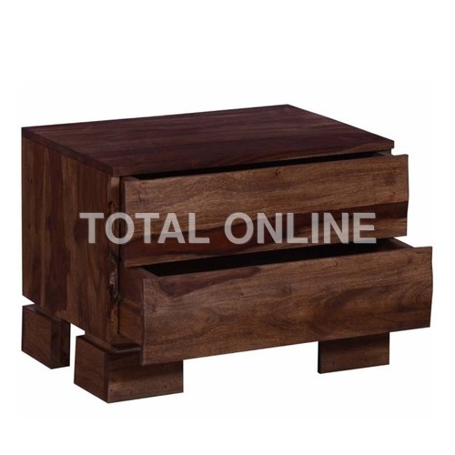 Unique Wooden Bedside Table