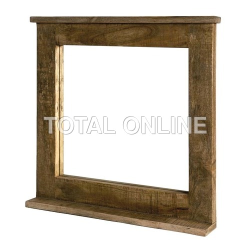 Antique look Rustic Ice Box Mirror Frame