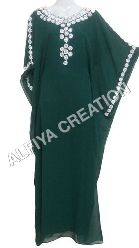 Emerald Green Farasha Kaftan