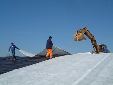 Geotextile for Landfill Applications.