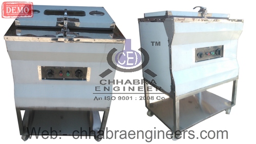 Rice Warmer - Stainless Steel, 3-4 Ft Height, 13.39 x 7.87 Inches Size | Double Wall Design, Thermostat Temperature Control, Electric Power Source