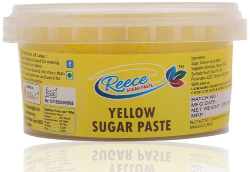 Yellow Edible Sugar Paste