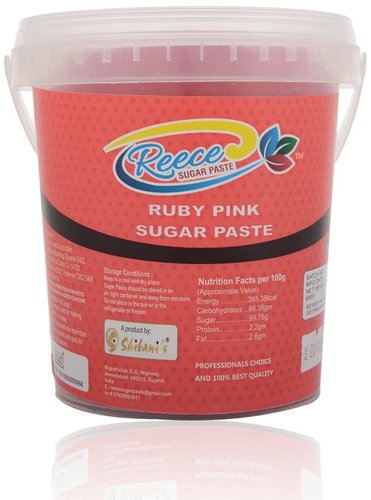 Ruby Pink Sugar Paste