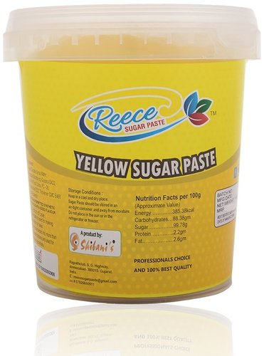 Yellow Sugar Paste