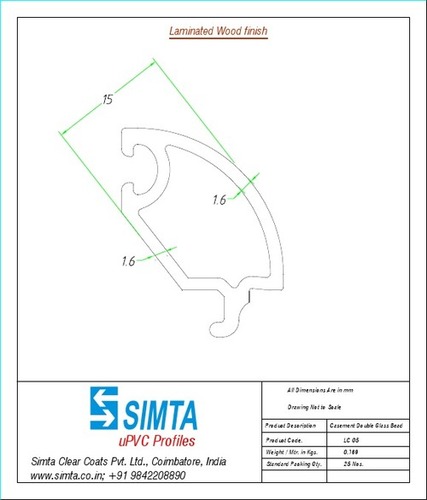 Casement Double Glass Bead LC