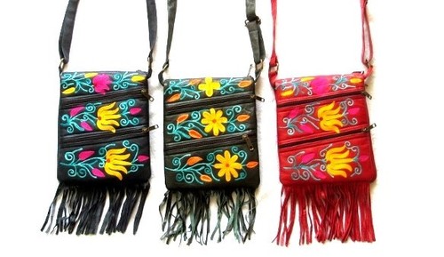 Double Fold leather bag