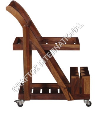 Mango Wood Bar Trolley