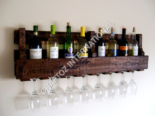 Wooden Bar Rack